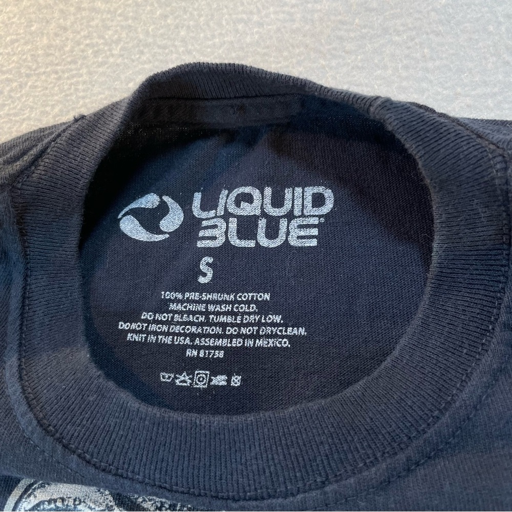Liquid Blue 2010 Unisex Tie Dye Slayer T Shirt Size Small - Picture 4 of 8